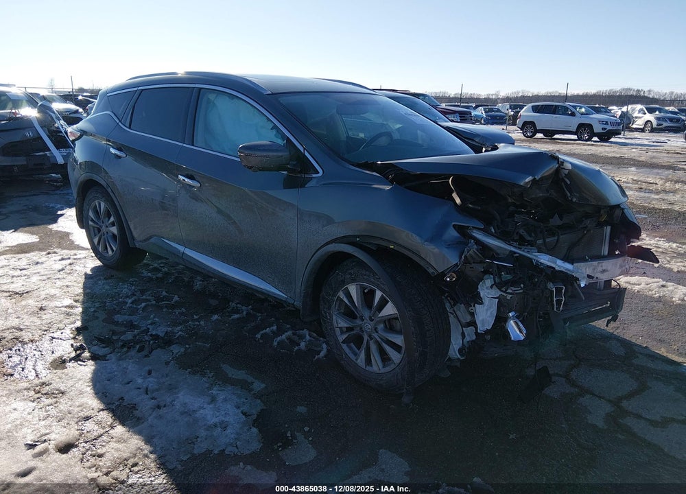 2018 NISSAN MURANO PLATINUM/S/SL/SV VIN: 5N1AZ2MH3JN174960