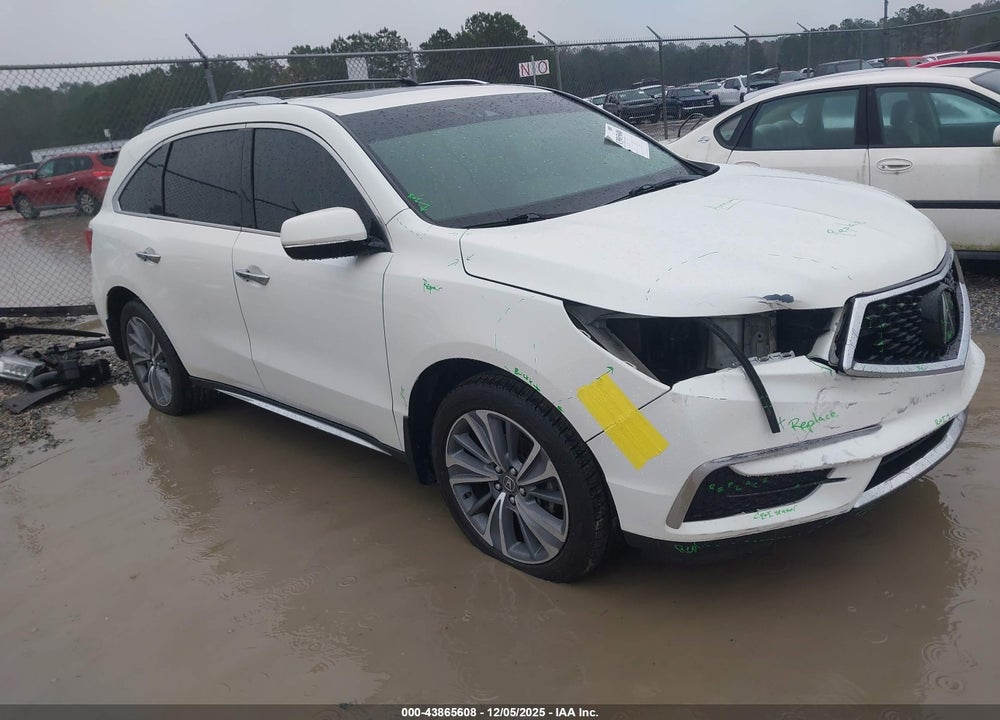 2017 ACURA MDX TECHNOLOGY PACKAGE VIN: 5J8YD4H53HL002240