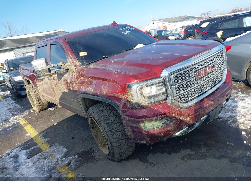 2017 GMC SIERRA 1500 DENALI VIN: 3GTU2PEC1HG357542