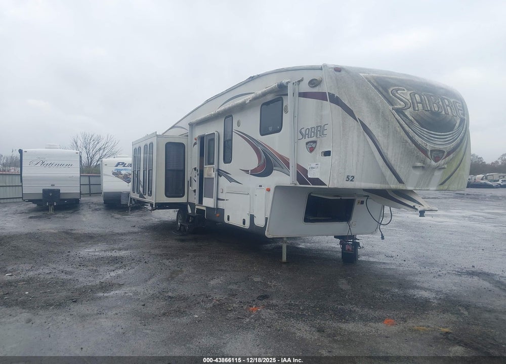 2012 PALOMINO BY FOREST R SABRE SERIES M-34REQ VIN: 4X4FSRK22C3005799