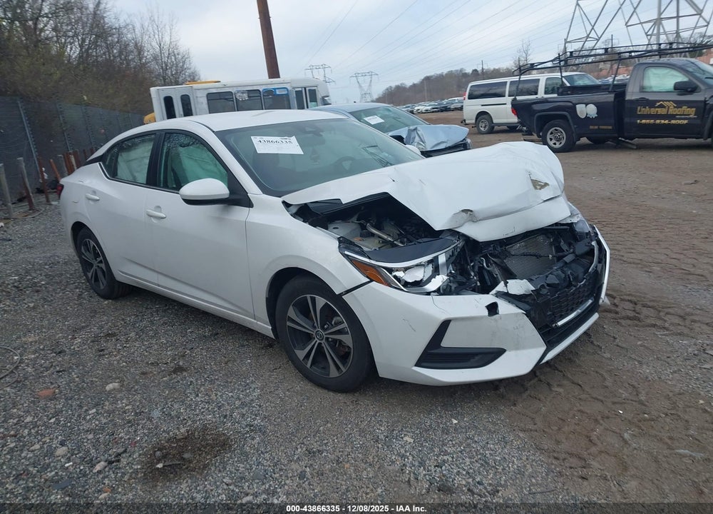 2022 NISSAN SENTRA SV XTRONIC CVT VIN: 3N1AB8CV1NY312459