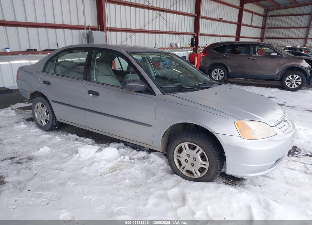 2001 HONDA CIVIC DX VIN: 2HGES16271H506115