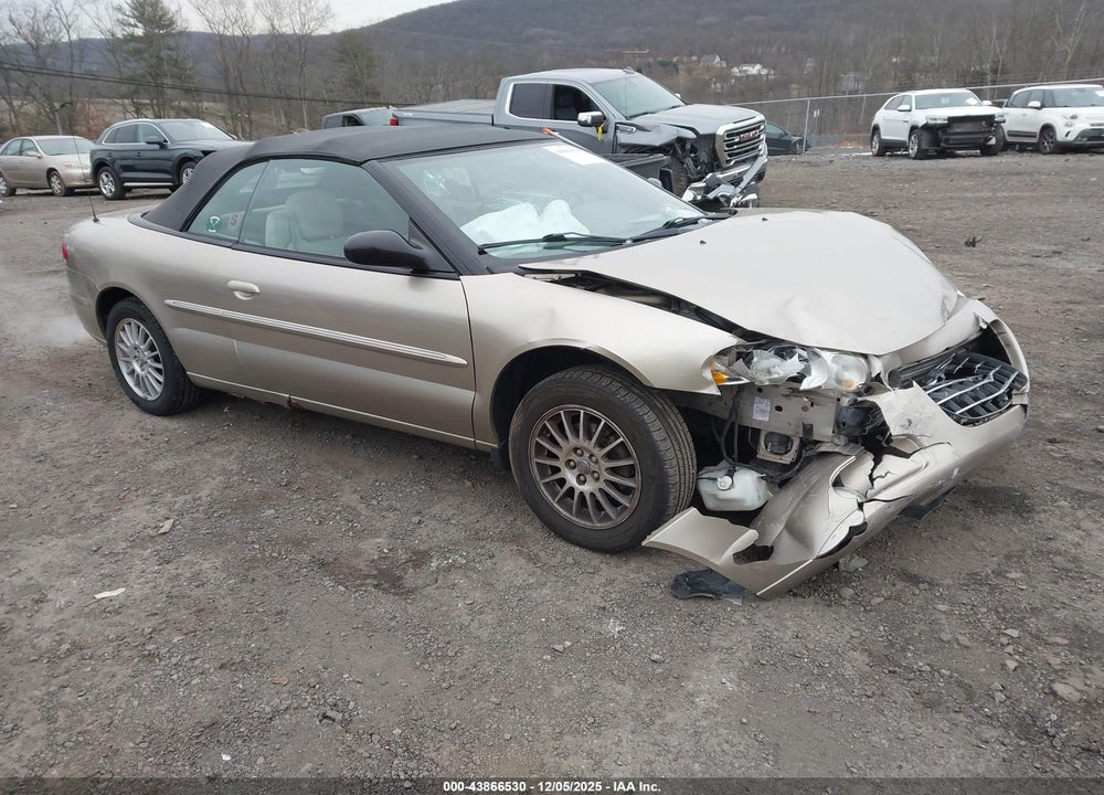 2004 CHRYSLER SEBRING LXI VIN: 1C3EL55R74N384633