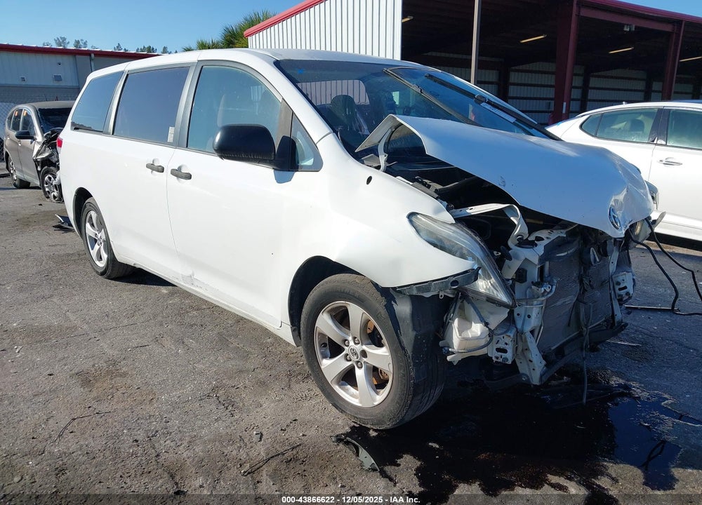 2013 TOYOTA SIENNA L V6 7 PASSENGER VIN: 5TDZK3DC8DS339227