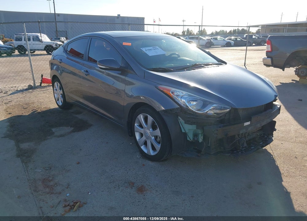 2013 HYUNDAI ELANTRA LIMITED VIN: 5NPDH4AE2DH176651
