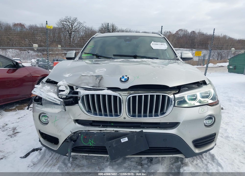 2017 BMW X3 XDRIVE35I VIN: 5UXWX7C52H0S20076