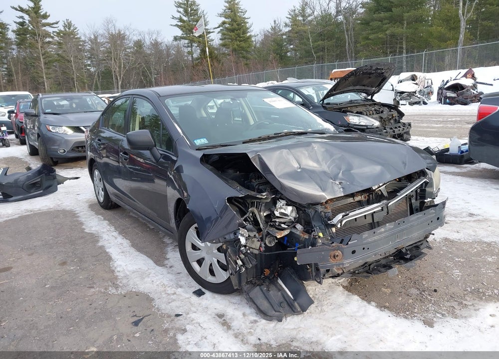 2012 SUBARU IMPREZA 2.0I VIN: JF1GJAA65CH019322