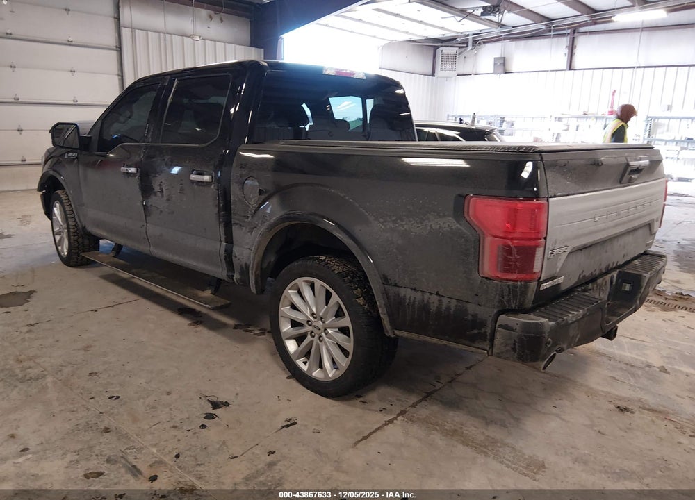 2019 FORD F-150 LIMITED VIN: 1FTEW1EG8KFC25895