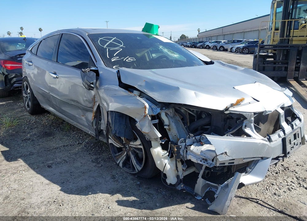 2016 HONDA CIVIC TOURING VIN: 2HGFC1F91GH633269