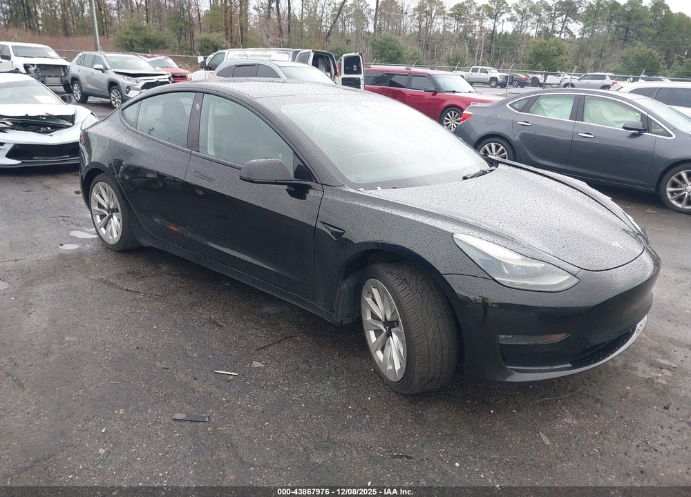 2022 TESLA MODEL 3 LONG RANGE DUAL MOTOR ALL-WHEEL DRIVE VIN: 5YJ3E1EB9NF186967