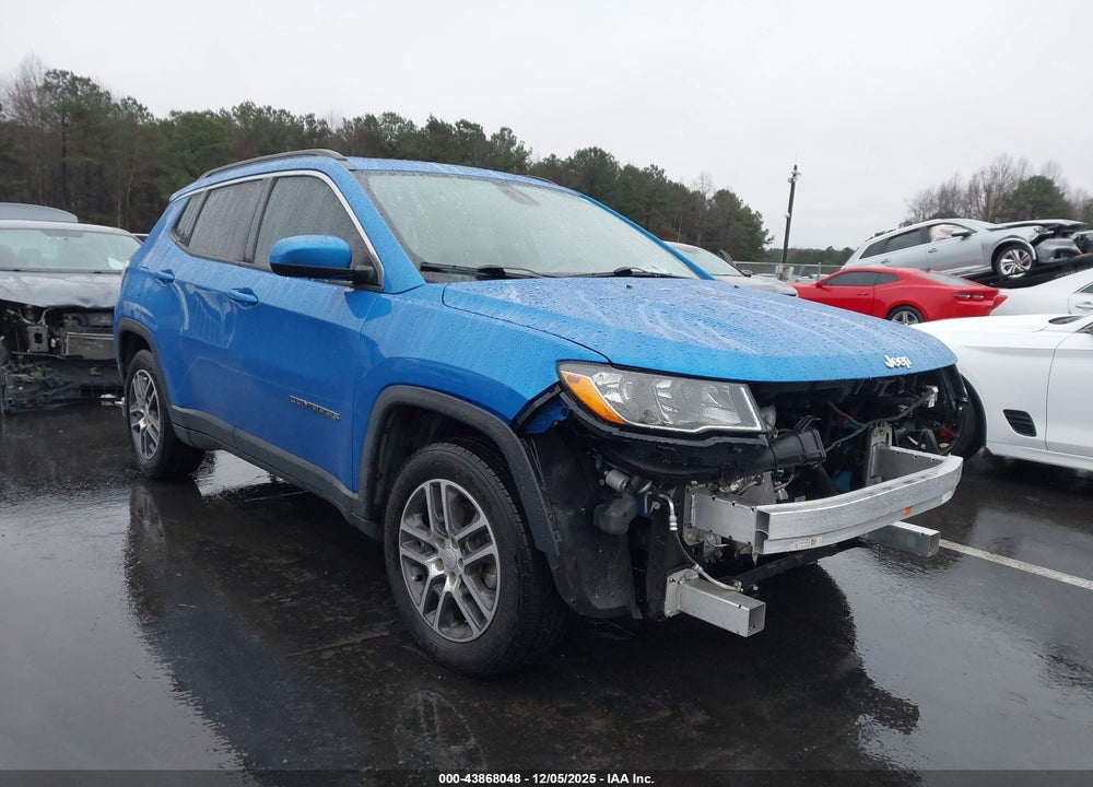 2019 JEEP COMPASS SUN AND WHEEL FWD VIN: 3C4NJCBB7KT615105