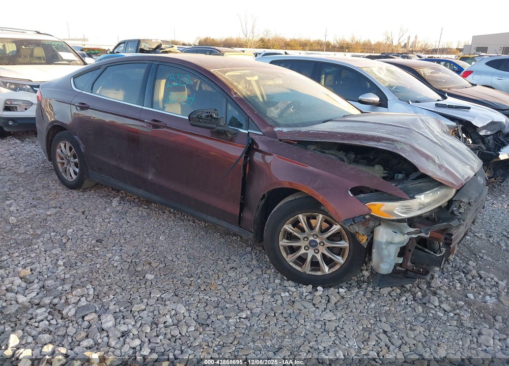 2015 FORD FUSION S VIN: 3FA6P0G73FR113562
