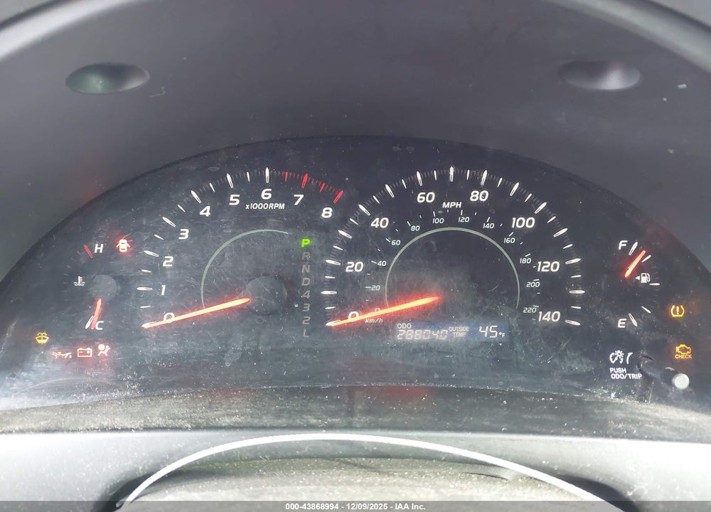 2007 TOYOTA CAMRY LE VIN: 4T1BE46K77U521998