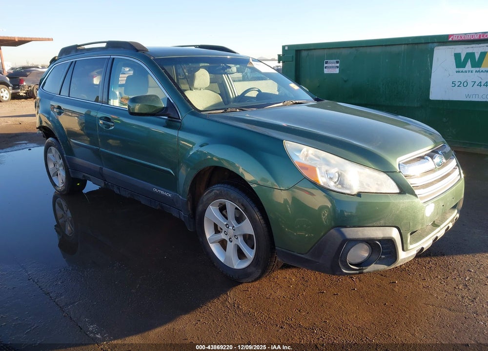 2014 SUBARU OUTBACK 2.5I PREMIUM VIN: 4S4BRBDC1E3222322
