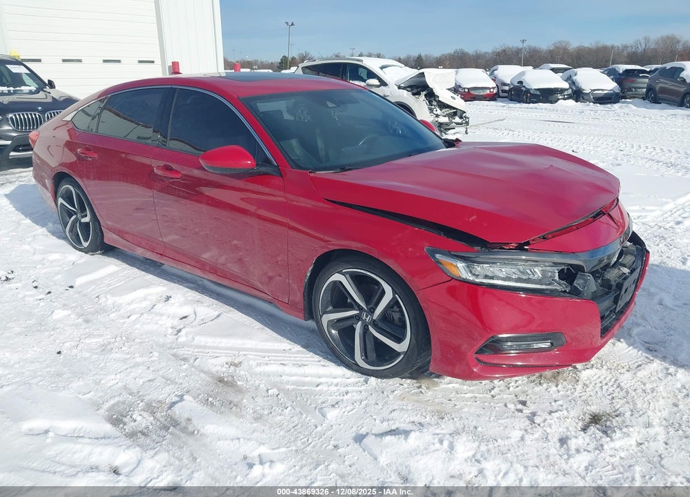 2019 HONDA ACCORD SPORT 2.0T VIN: 1HGCV2F31KA010255