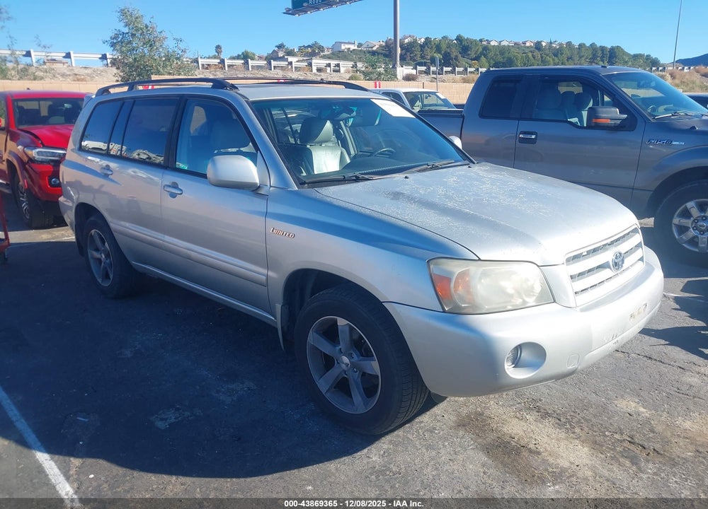 2005 TOYOTA HIGHLANDER LIMITED V6 VIN: JTEDP21A450072340