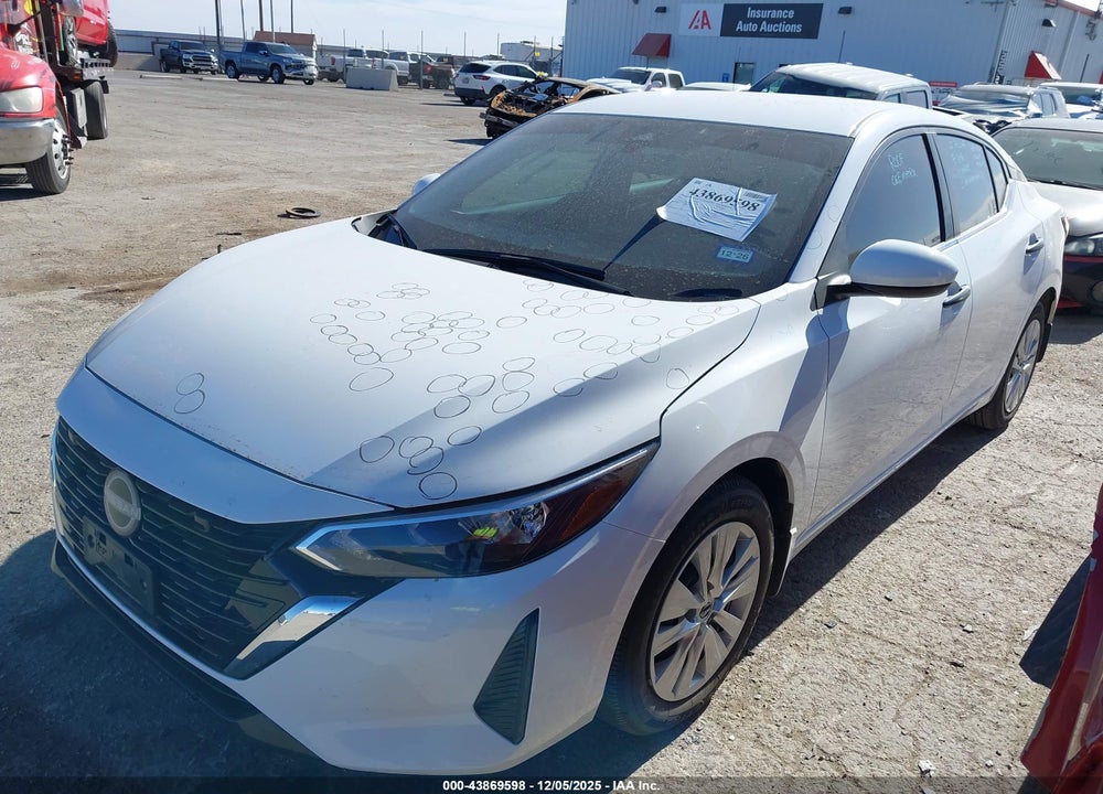2025 NISSAN SENTRA S VIN: 3N1AB8BV9SY254579