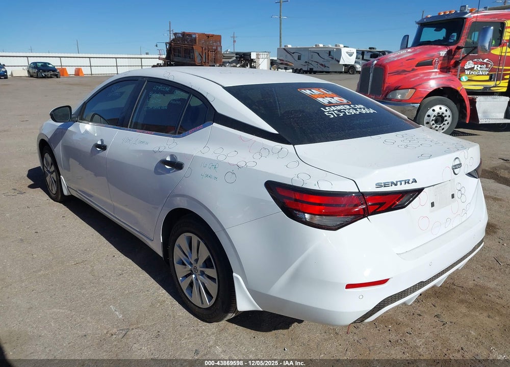 2025 NISSAN SENTRA S VIN: 3N1AB8BV9SY254579