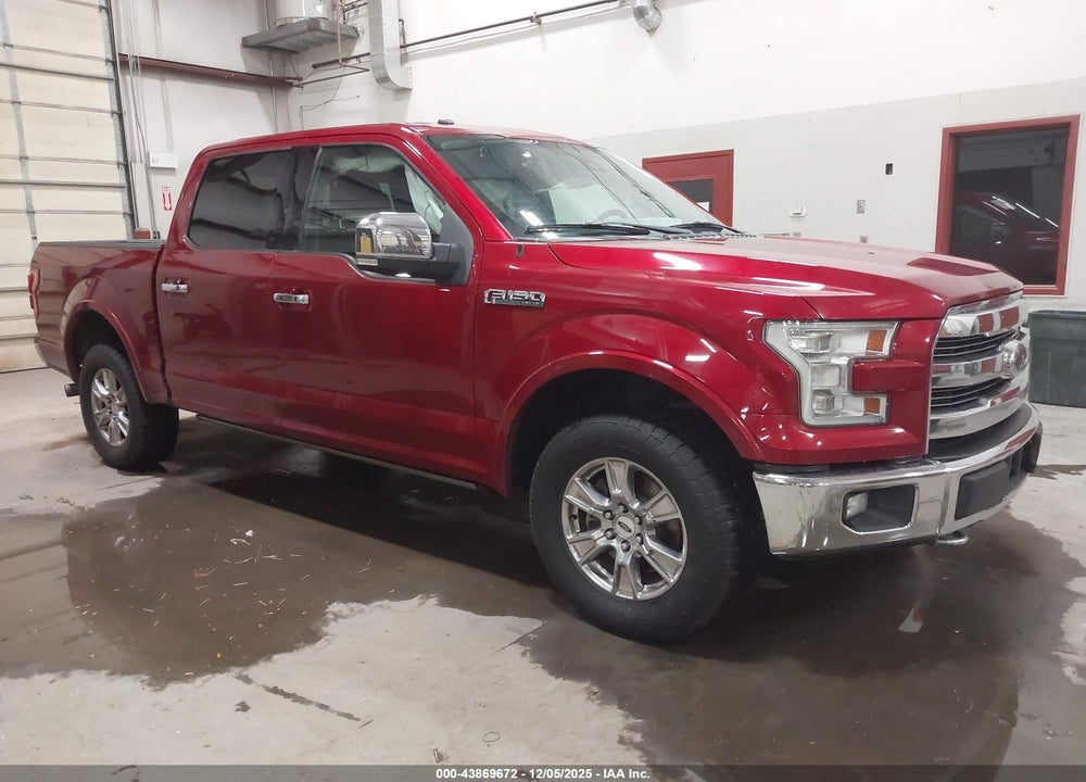 2016 FORD F-150 LARIAT VIN: 1FTEW1EG0GFD43110