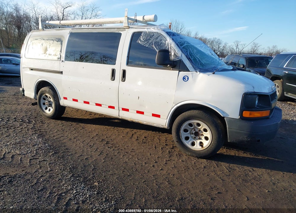 2010 CHEVROLET EXPRESS 1500 WORK VAN VIN: 1GCUGAD47A1117005
