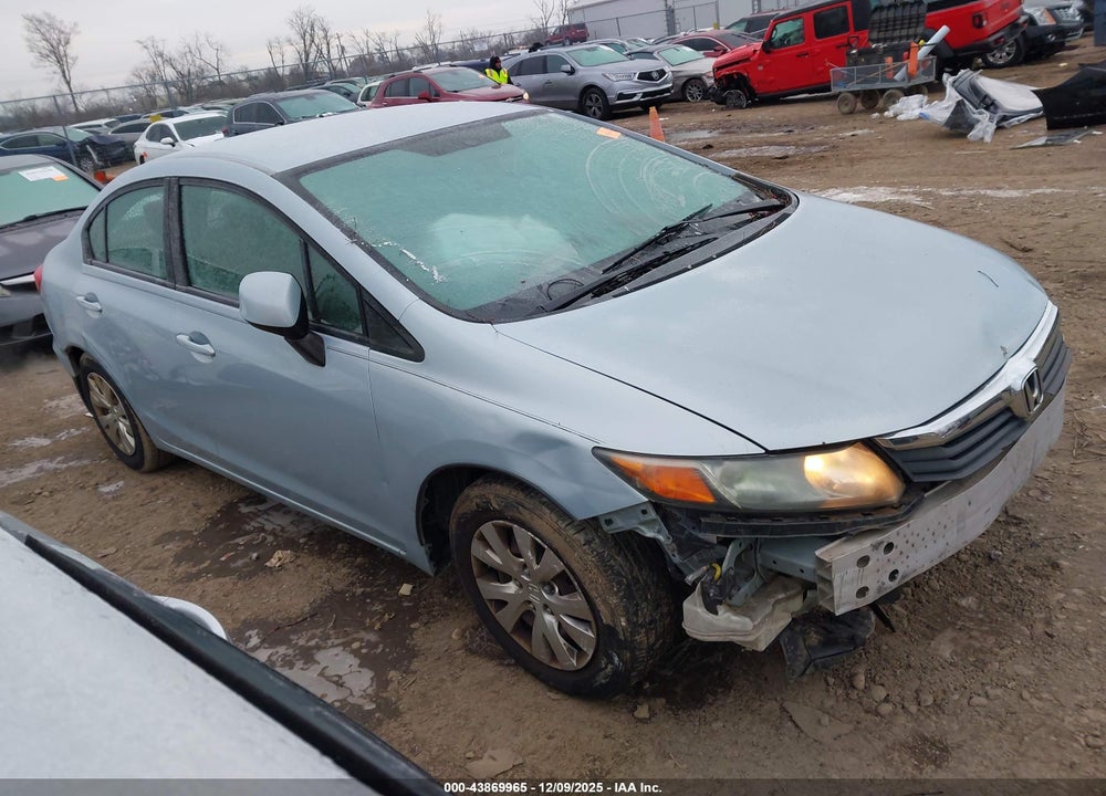 2012 HONDA CIVIC LX VIN: 2HGFB2F55CH536592