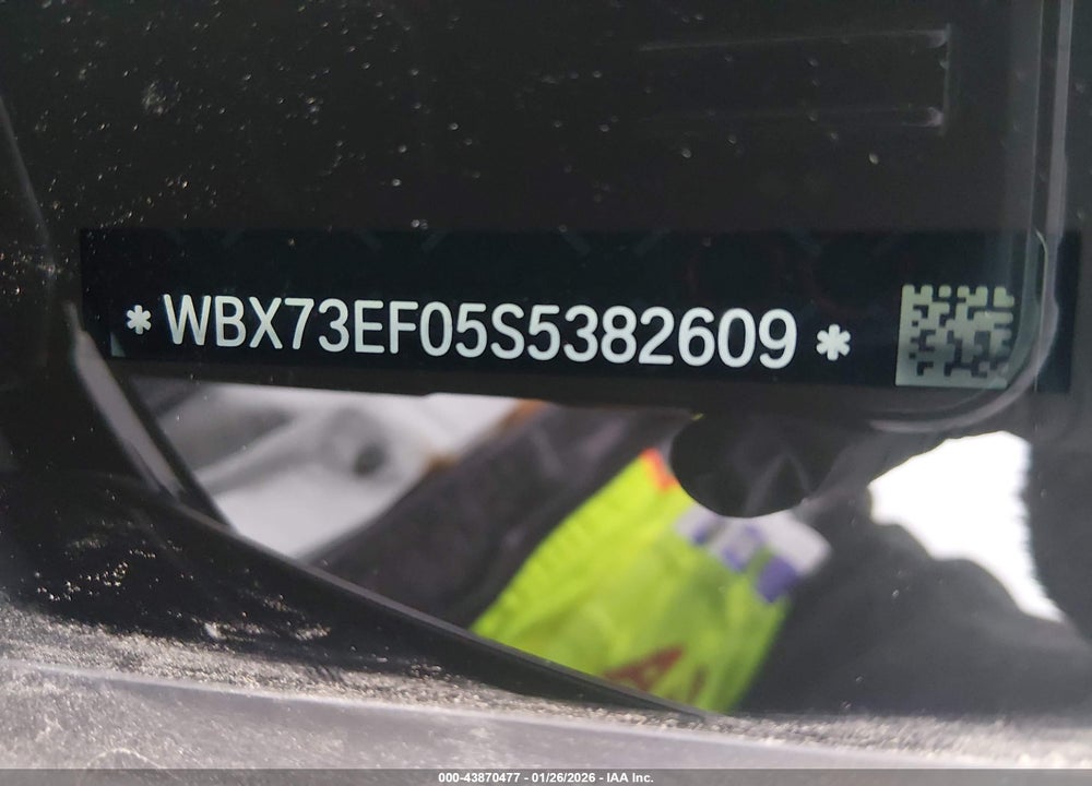 2025 BMW X1 XDRIVE28I VIN: WBX73EF05S5382609