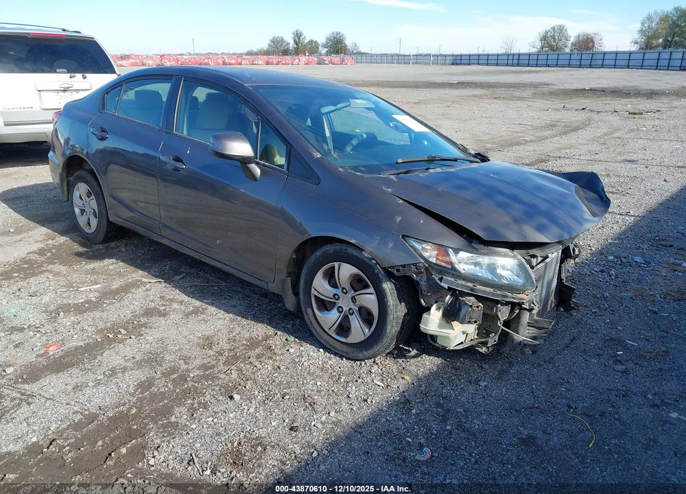 2013 HONDA CIVIC LX VIN: 19XFB2F5XDE040277