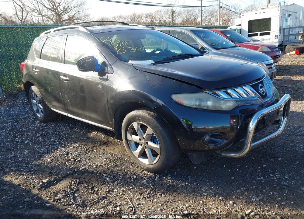 2009 NISSAN MURANO SL VIN: JN8AZ18W69W210383