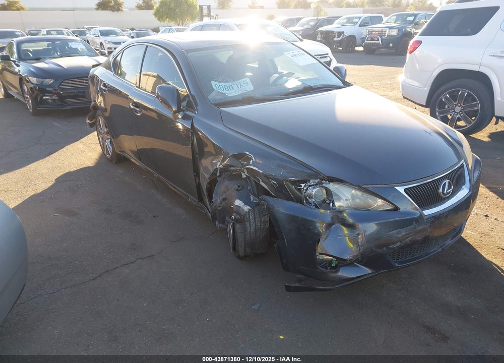 2007 LEXUS IS 250 VIN: JTHBK262275036680