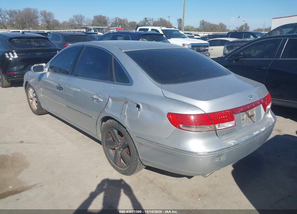 2007 HYUNDAI AZERA LIMITED/SE VIN: KMHFC46F77A178072
