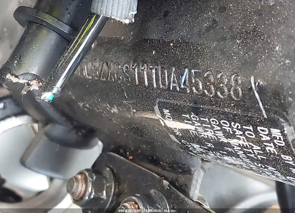 2026 KAWASAKI ZX400 S VIN: ML5ZXCS11TDA45338