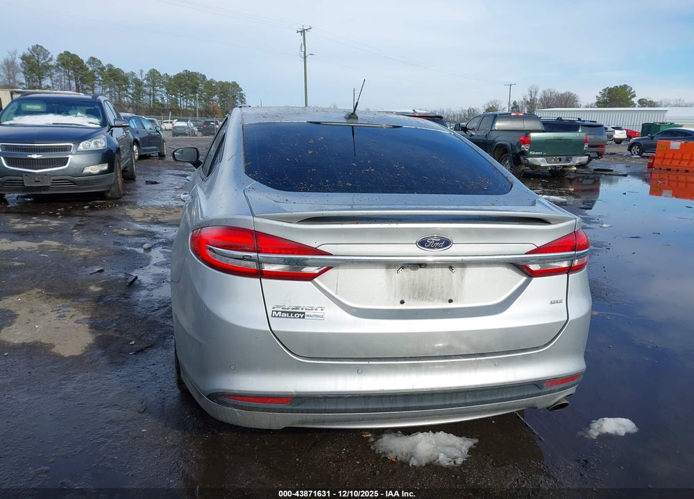 2017 FORD FUSION SE VIN: 3FA6P0H7XHR227124