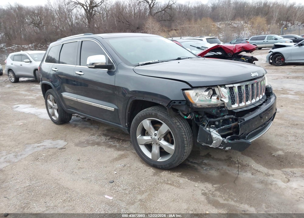 2013 JEEP GRAND CHEROKEE OVERLAND VIN: 1C4RJFCG7DC542233