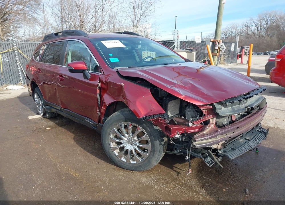 2017 SUBARU OUTBACK 2.5I PREMIUM VIN: 4S4BSAFC1H3346297
