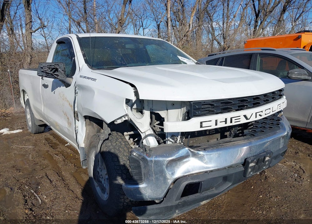 2021 CHEVROLET SILVERADO 1500 2WD  LONG BED WT VIN: 3GCNWAEF7MG471927