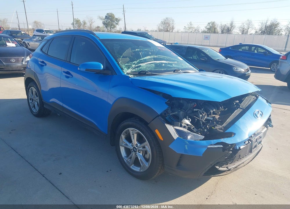 2022 HYUNDAI KONA SEL VIN: KM8K3CAB8NU880619