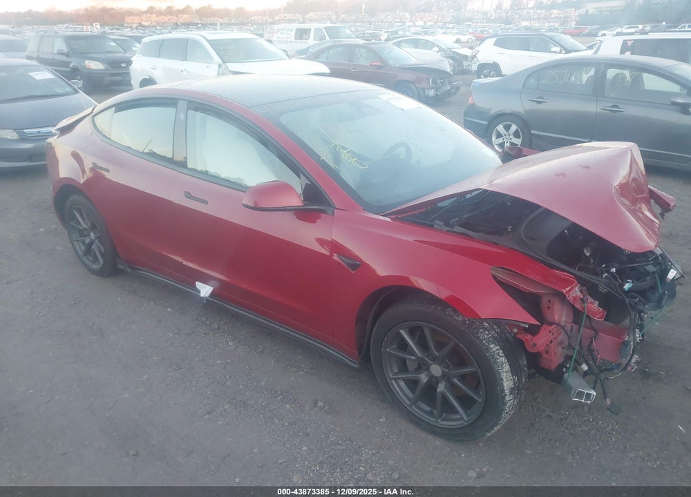2022 TESLA MODEL 3 LONG RANGE DUAL MOTOR ALL-WHEEL DRIVE VIN: 5YJ3E1EB3NF197866