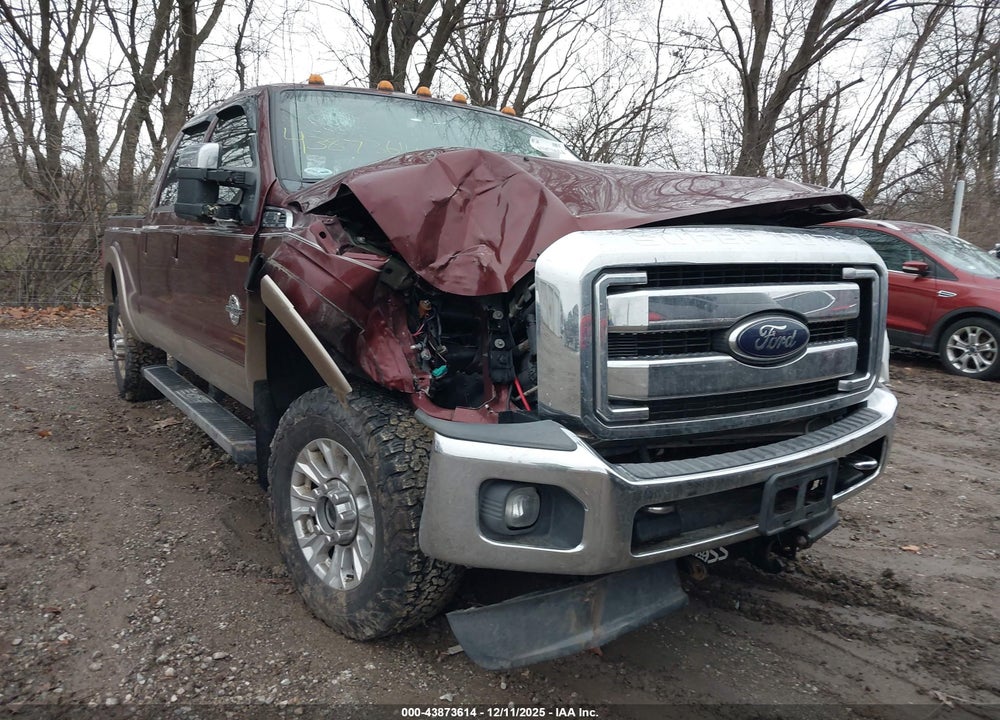 2012 FORD F250 SUPER DUTY VIN: 1FT7W2BT8CEB52616