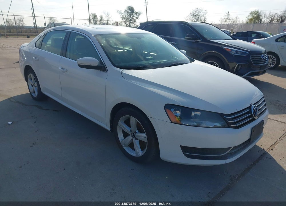 2013 VOLKSWAGEN PASSAT 2.5L SE VIN: 1VWBH7A39DC072139