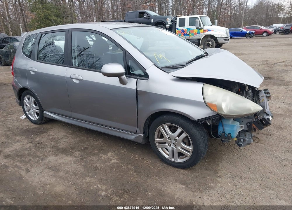 2007 HONDA FIT SPORT VIN: JHMGD38617S007405