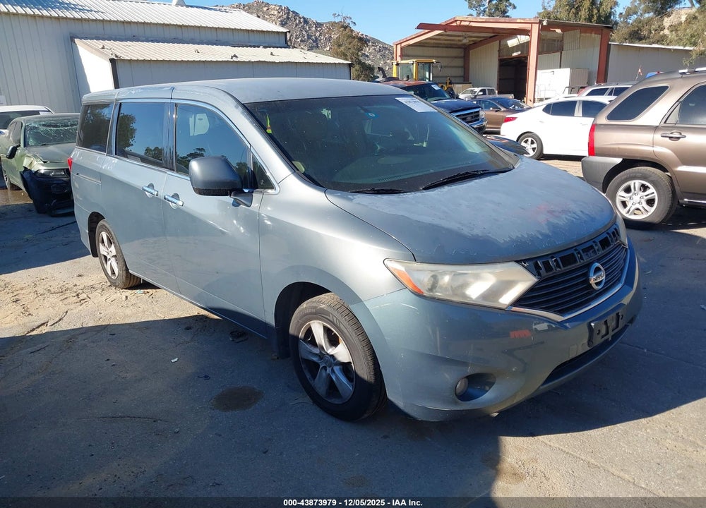 2012 NISSAN QUEST SV VIN: JN8AE2KP6C9051308