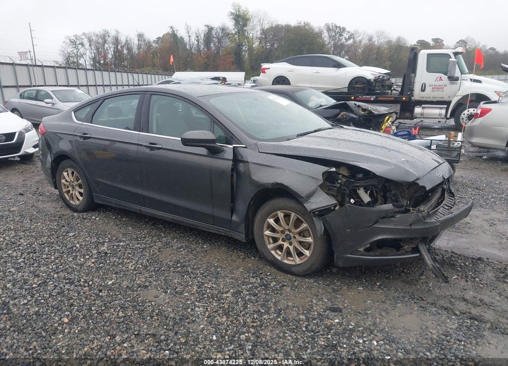 2017 FORD FUSION S VIN: 3FA6P0G77HR175551