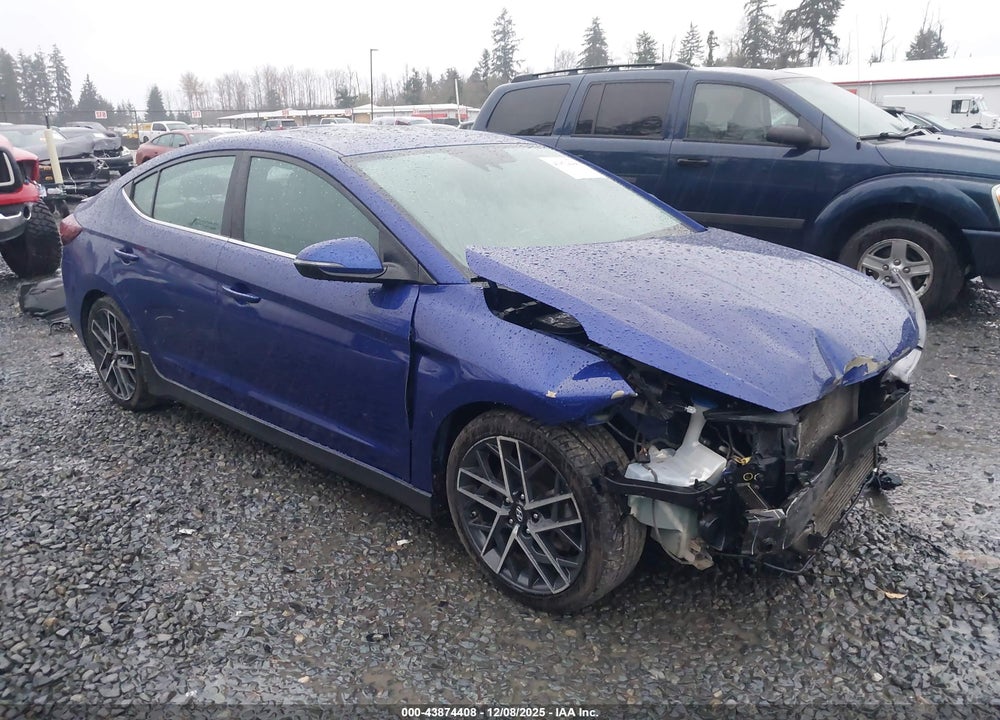 2019 HYUNDAI ELANTRA SPORT VIN: KMHD04LB8KU861195