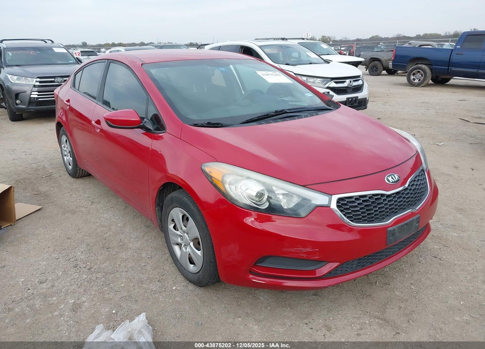 2016 KIA FORTE LX VIN: KNAFK4A68G5593146