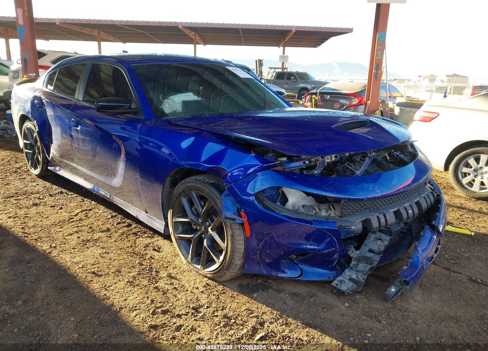 2022 DODGE CHARGER GT VIN: 2C3CDXHG7NH198031