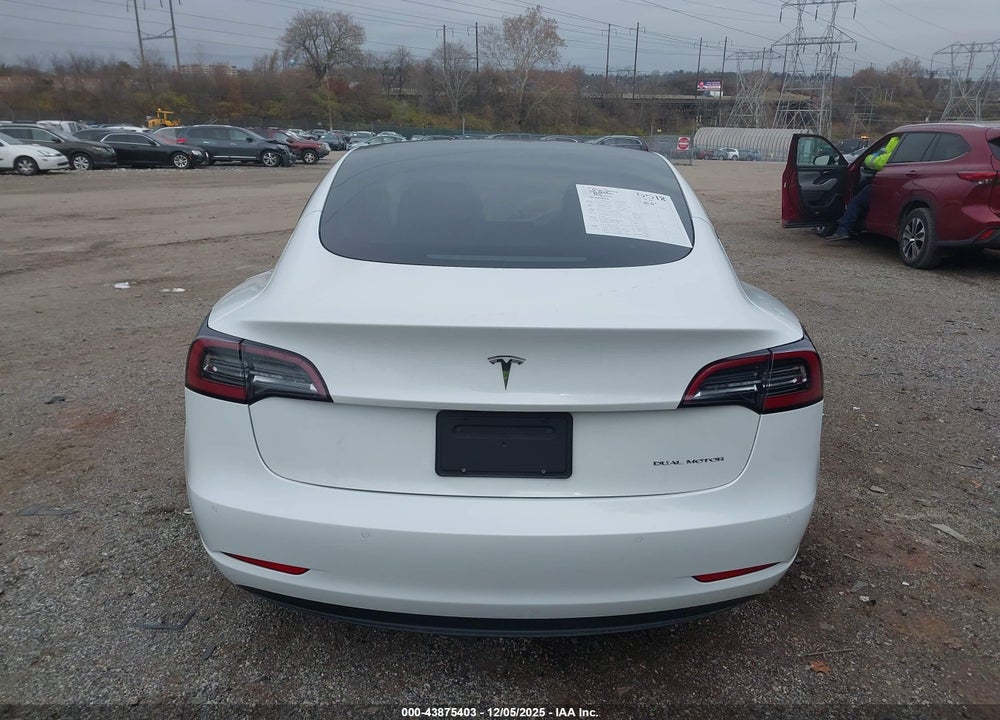 2021 TESLA MODEL 3 LONG RANGE DUAL MOTOR ALL-WHEEL DRIVE VIN: 5YJ3E1EB7MF069323