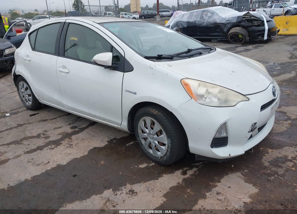 2012 TOYOTA PRIUS C ONE VIN: JTDKDTB39C1016525