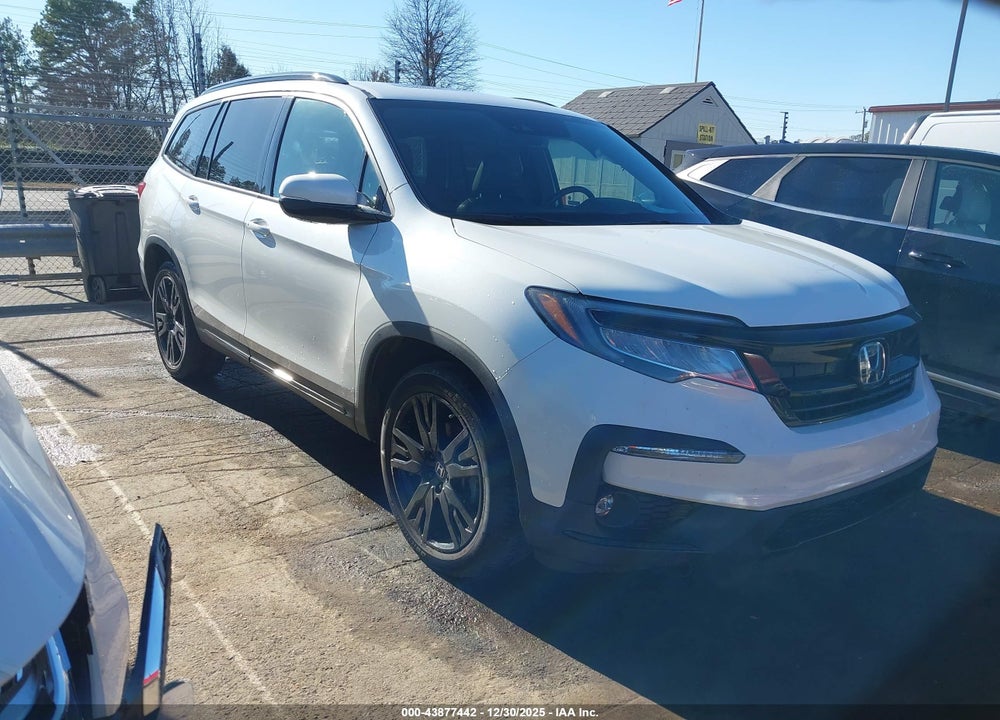 2022 HONDA PILOT AWD BLACK EDITION VIN: 5FNYF6H7XNB001719