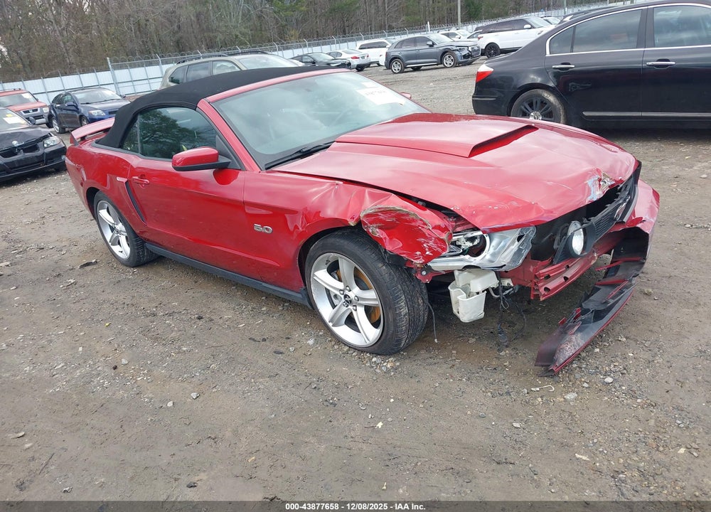 2012 FORD MUSTANG GT PREMIUM VIN: 1ZVBP8FF7C5220397