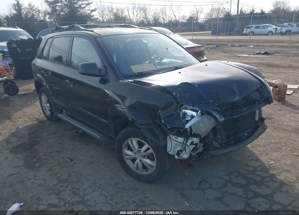 2009 HYUNDAI TUCSON GLS VIN: KM8JM12B19U992082